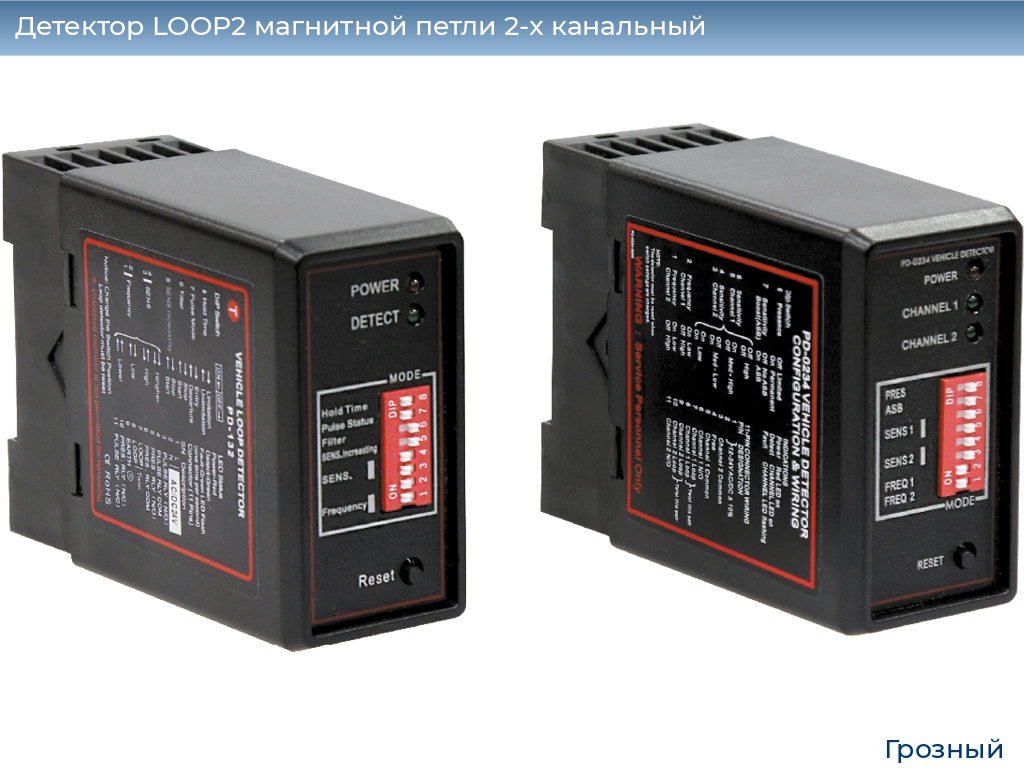 Детектор LOOP2 магнитной петли 2-x канальный, groznyy.doorhan.ru